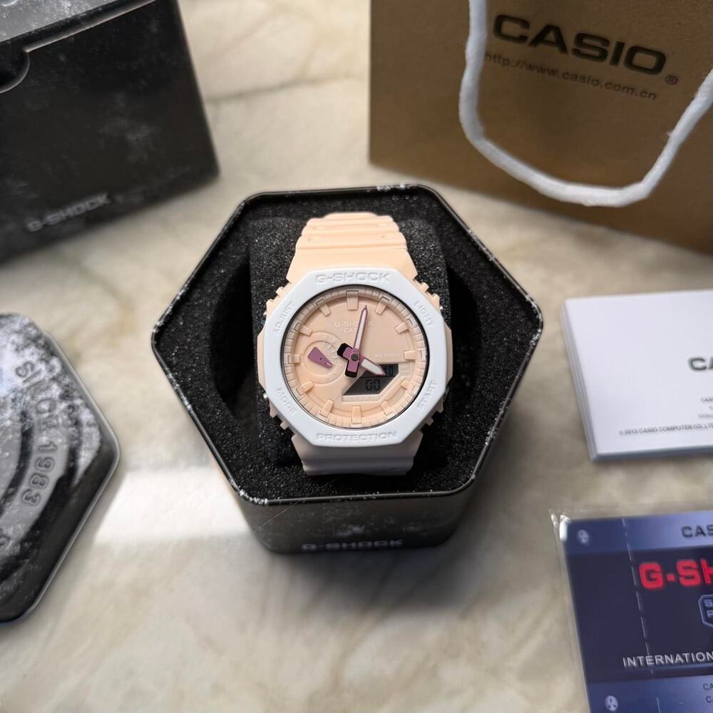 Light Pink/Salmon Adjustable Watch